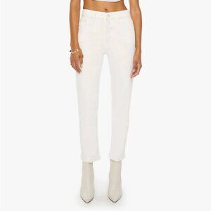 MOTHER Denim The Tomcat Ankle Cream Puffs Size 32